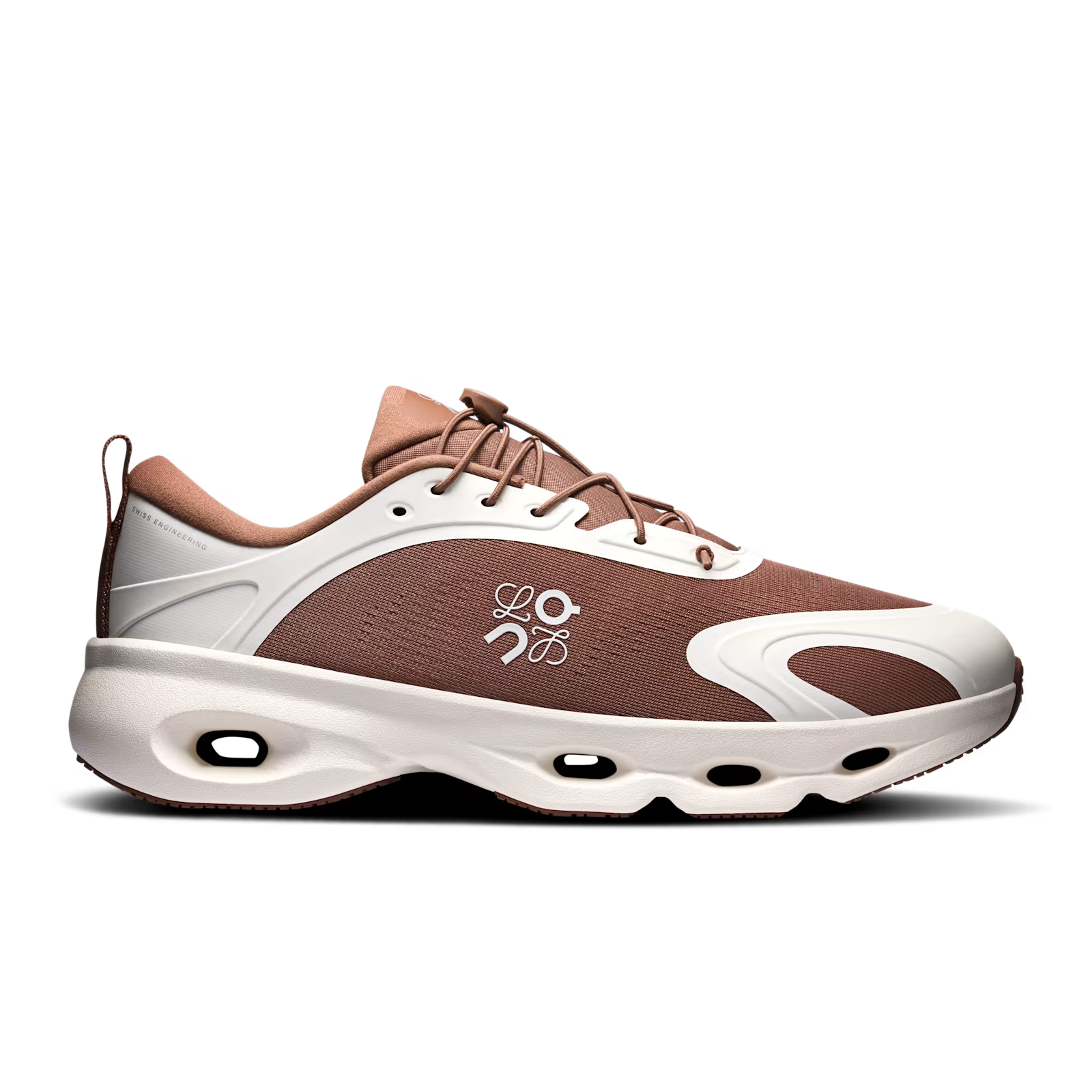 Loewe x On Cloudsolo - Earth Brown / Chalk White