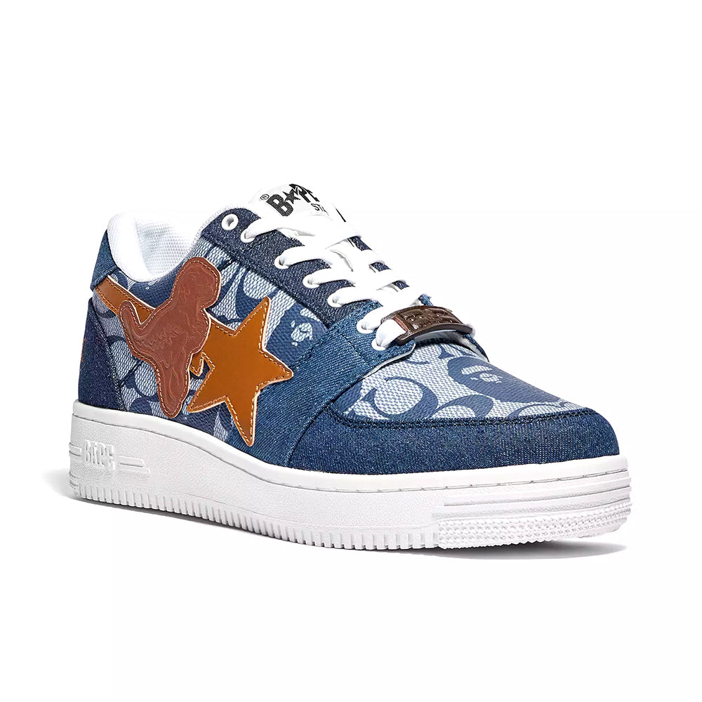 BAPE x Coach BAPESTA - Denim / Leather Rexy