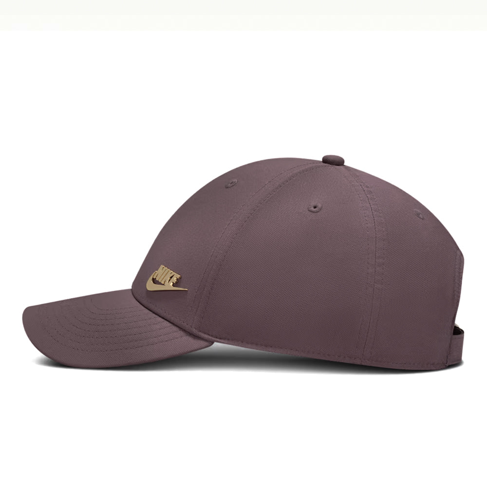 Nike Club Cap Metal Swoosh - Plum Dust / Metallic Gold