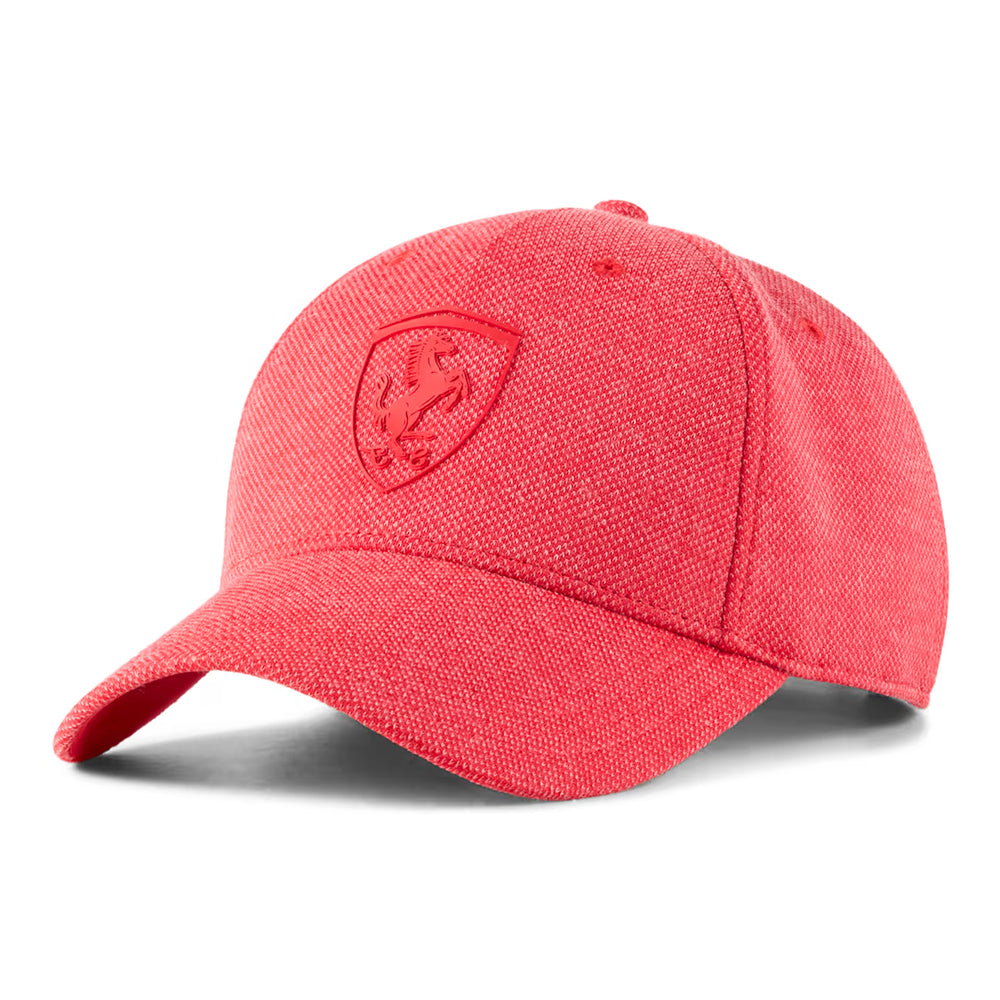 Puma Scuderia Ferrari Pro Baseball Cap - Textured Rosso Corsa Red