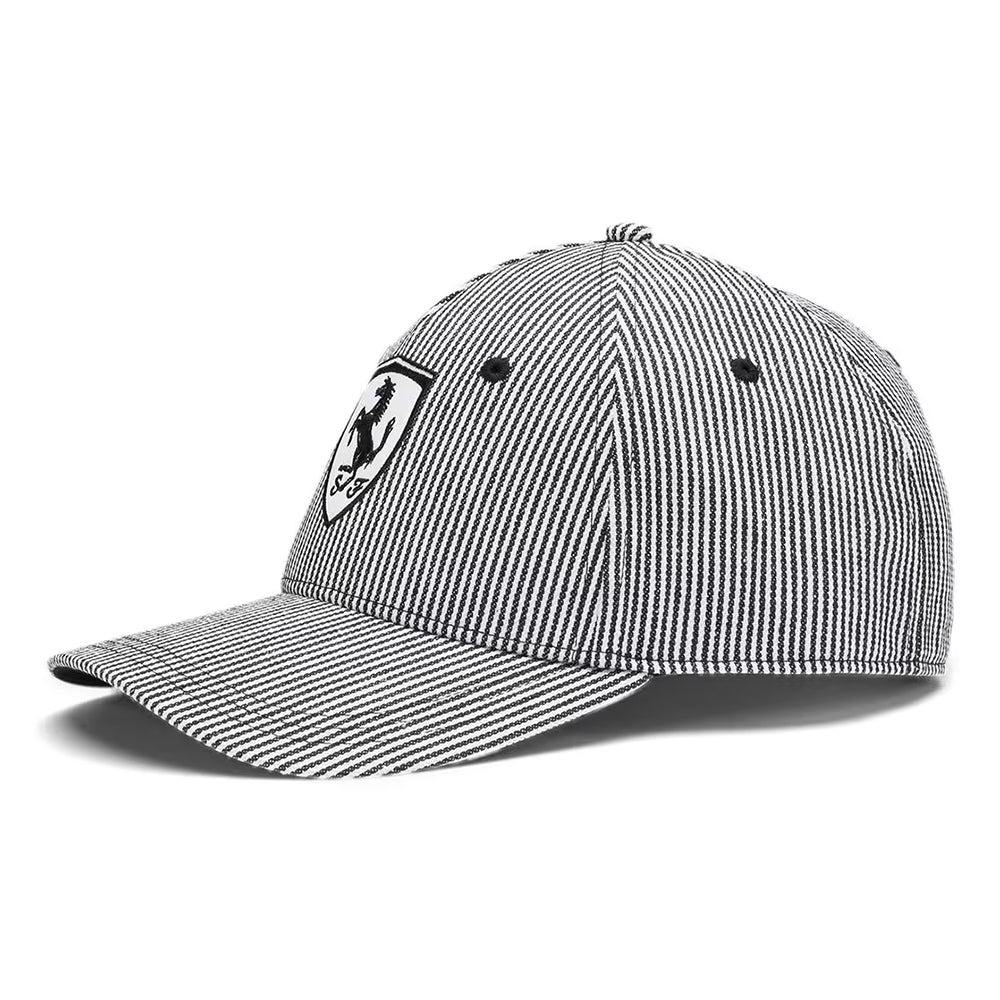 Puma Ferrari LS Baseball Cap - Black & White