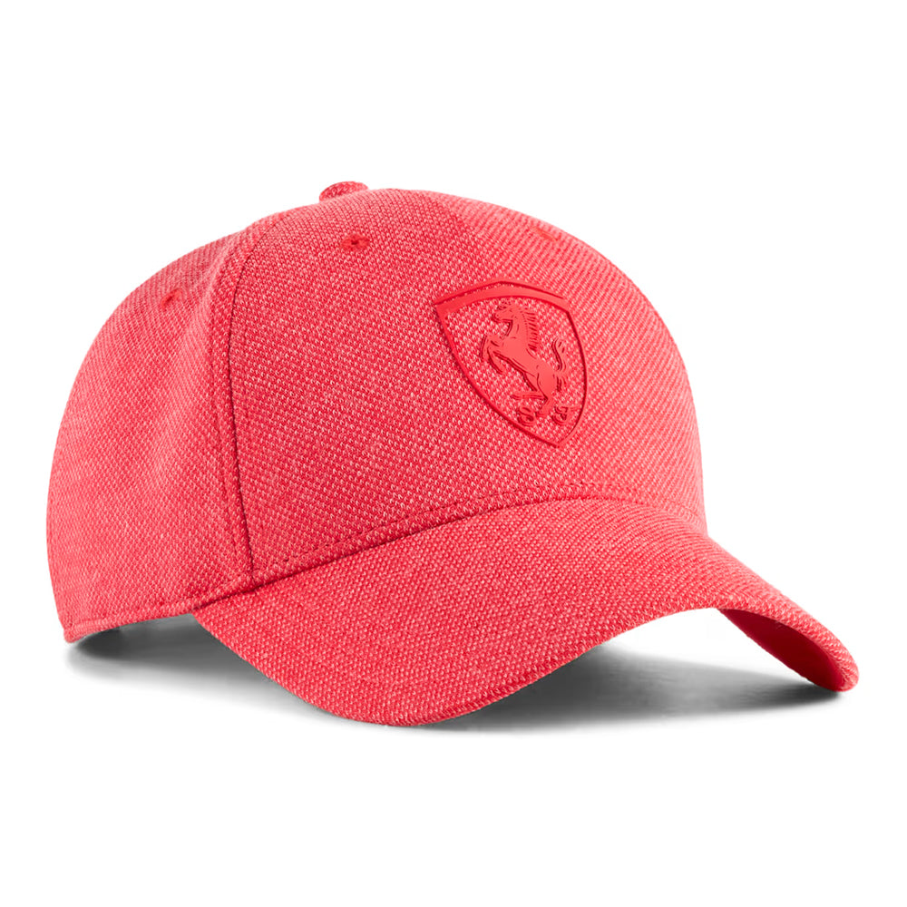 Puma Scuderia Ferrari Pro Baseball Cap - Textured Rosso Corsa Red