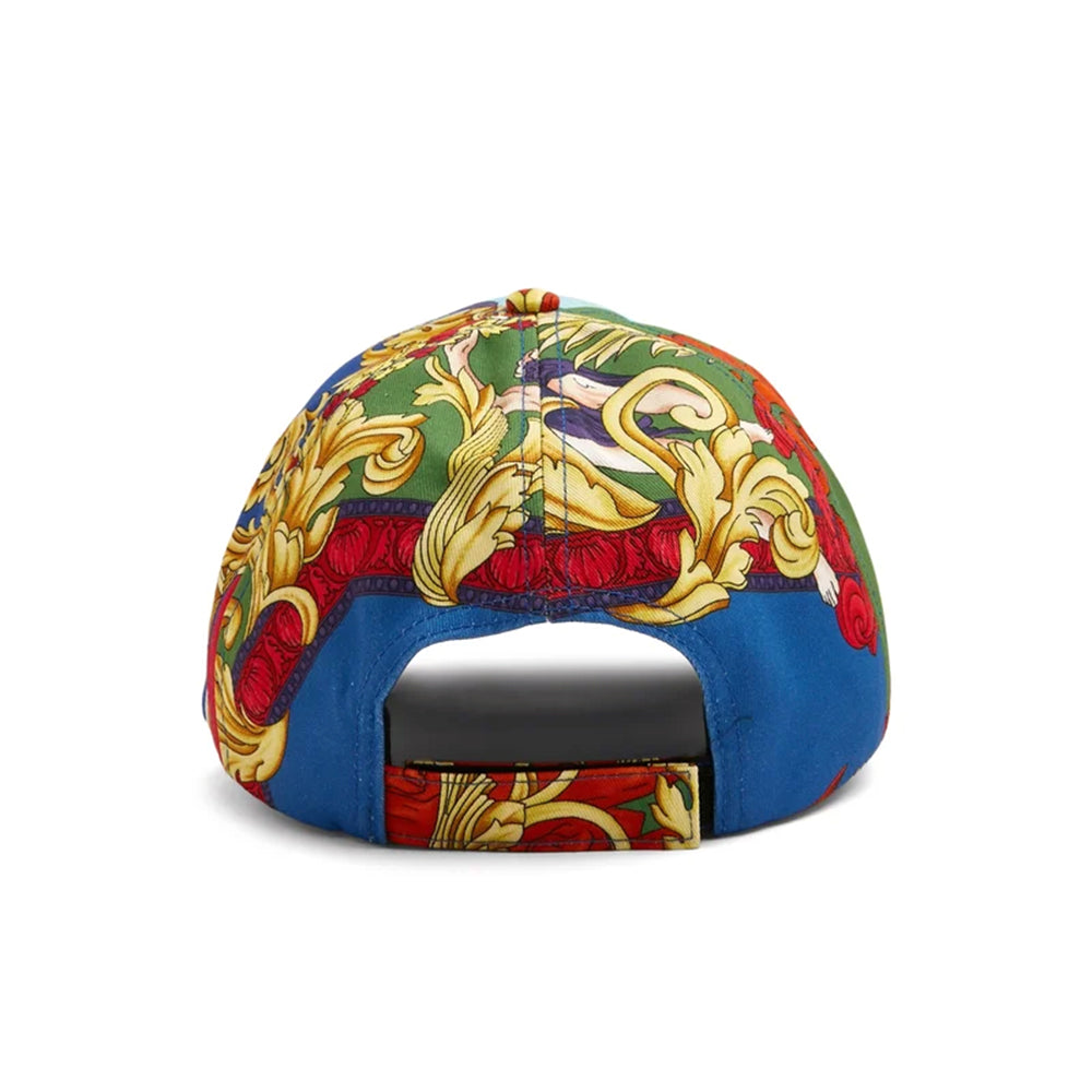 Versace Multicolor Medusa Renaissance Cap