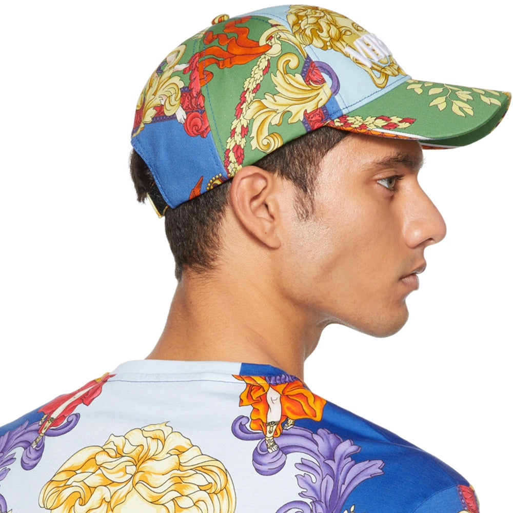 Versace Multicolor Medusa Renaissance Cap