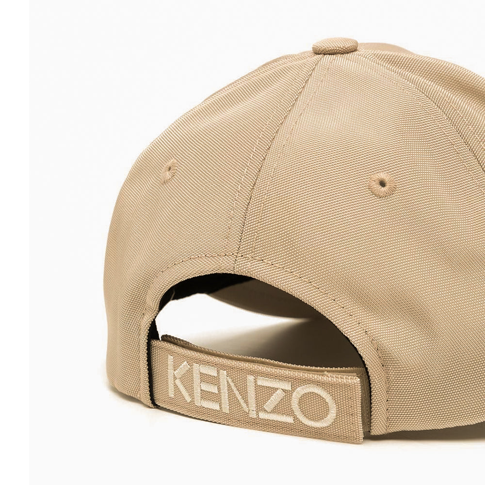 Kenzo Beige Canvas Kampus Tiger Cap