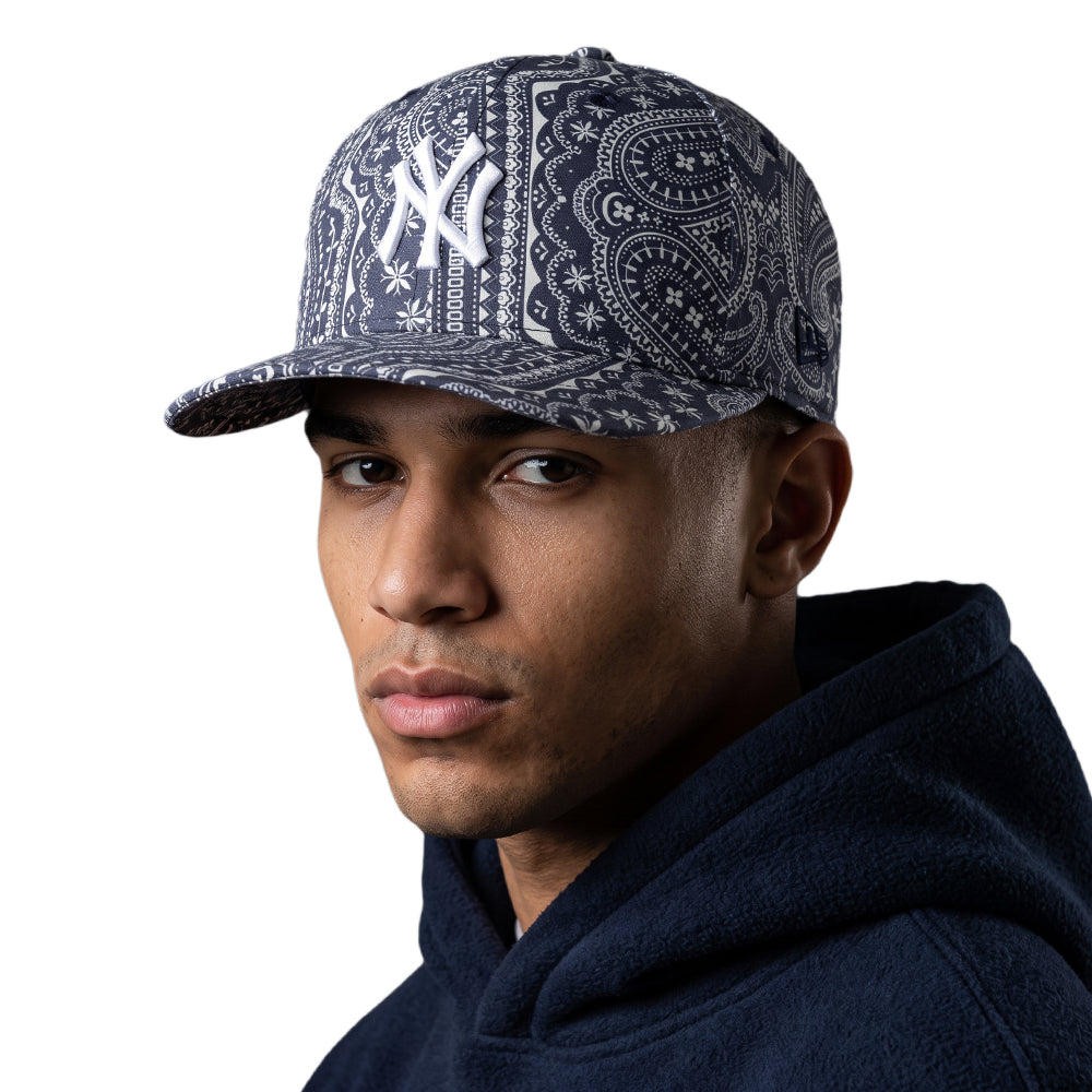 Kith x New Era NY Yankees 59FIFTY Bandana Paisley Hat - Nocturnal