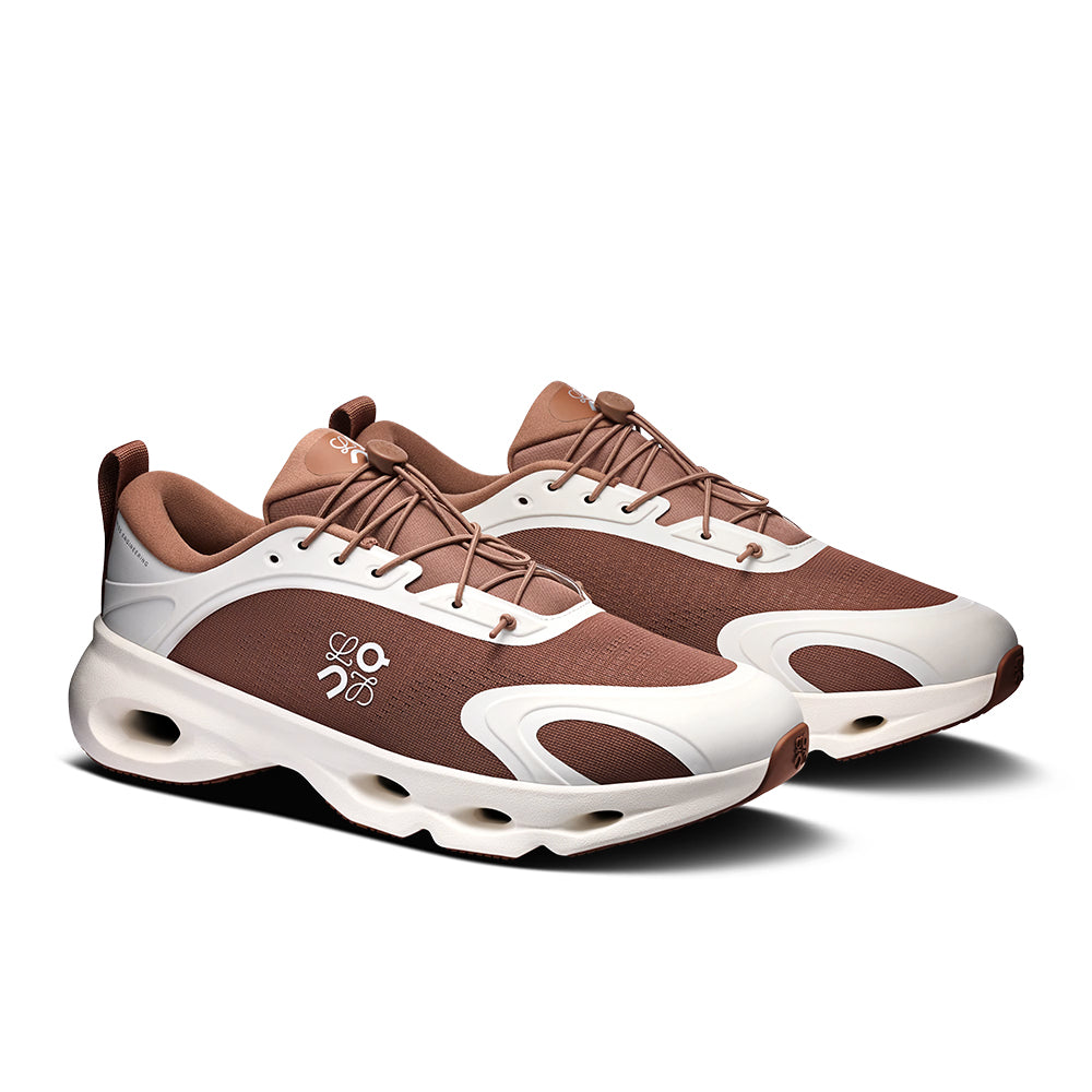 Loewe x On Cloudsolo - Earth Brown / Chalk White