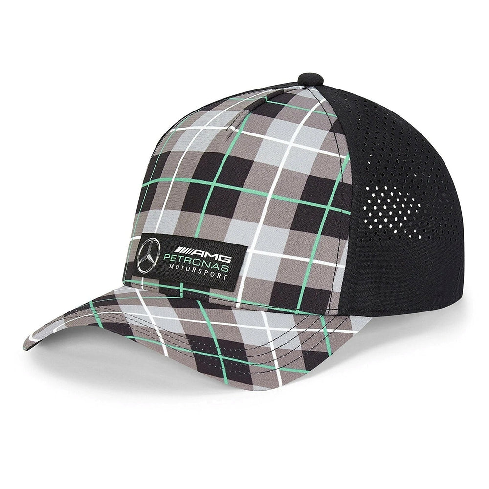 Mercedes-AMG Petronas F1 Team Plaid Snapback Cap