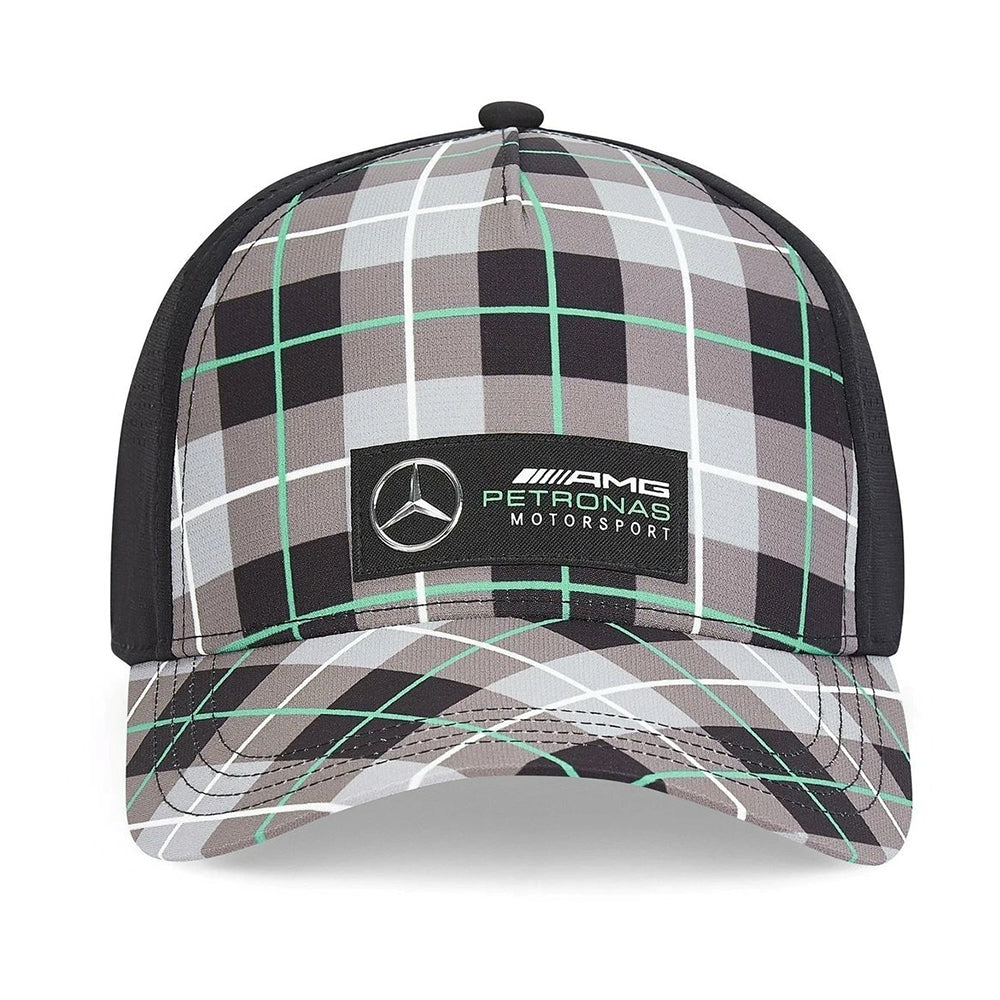 Mercedes-AMG Petronas F1 Team Plaid Snapback Cap