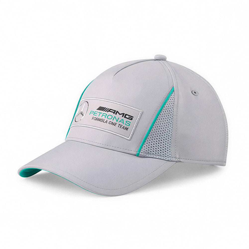 Puma Mercedes-AMG Petronas F1 Team Baseball Cap - Metallic Silver / Petronas Teal