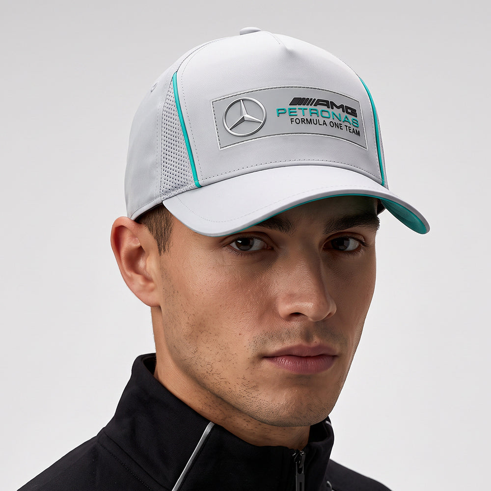 Puma Mercedes-AMG Petronas F1 Team Baseball Cap - Metallic Silver / Petronas Teal