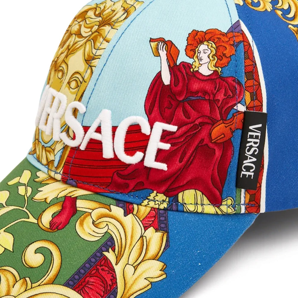Versace Multicolor Medusa Renaissance Cap